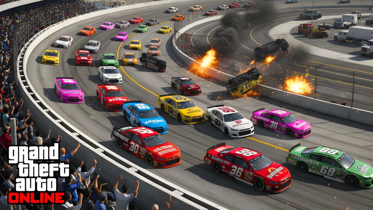 NASCAR ROLLING HILLS - GTA 5 ONLINE