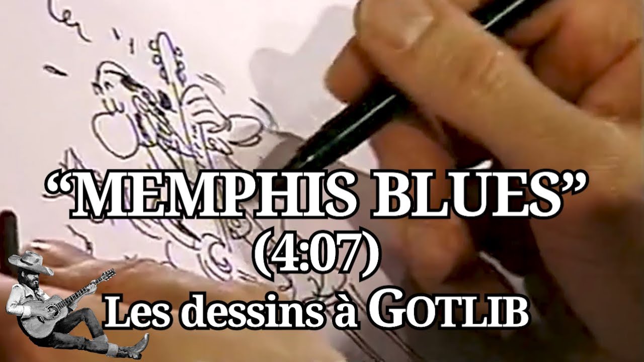 DE LA GUITARE A LA BD - Marcel Gotlib - Dadi interprète MEMPHIS BLUES et évoque BB KING (W.C. Handy)