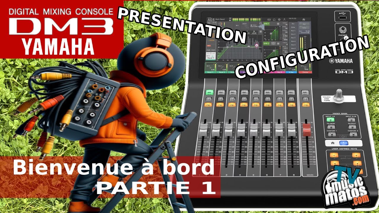 TUTO Yamaha DM3S - DM3 DANTE # PARTIE 1:  Bienvenue à bord, présentation et configuration