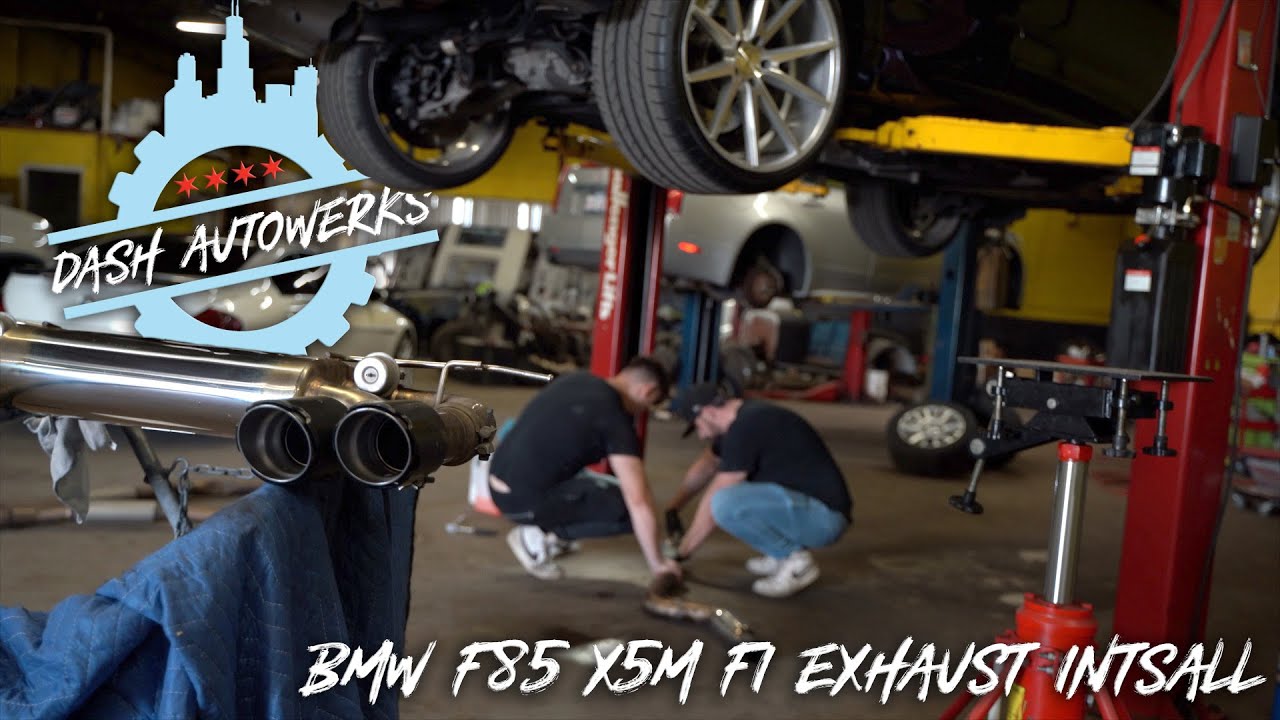 INSTALLING BMW X5M F85 FI EXHAUST