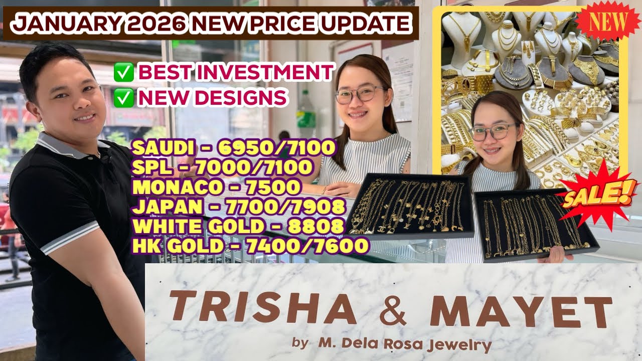 JANUARY 2026 Trisha & Mayet  Mura at Authentic Gold and Diamond Jewelry MUST WATCH!Daming Design