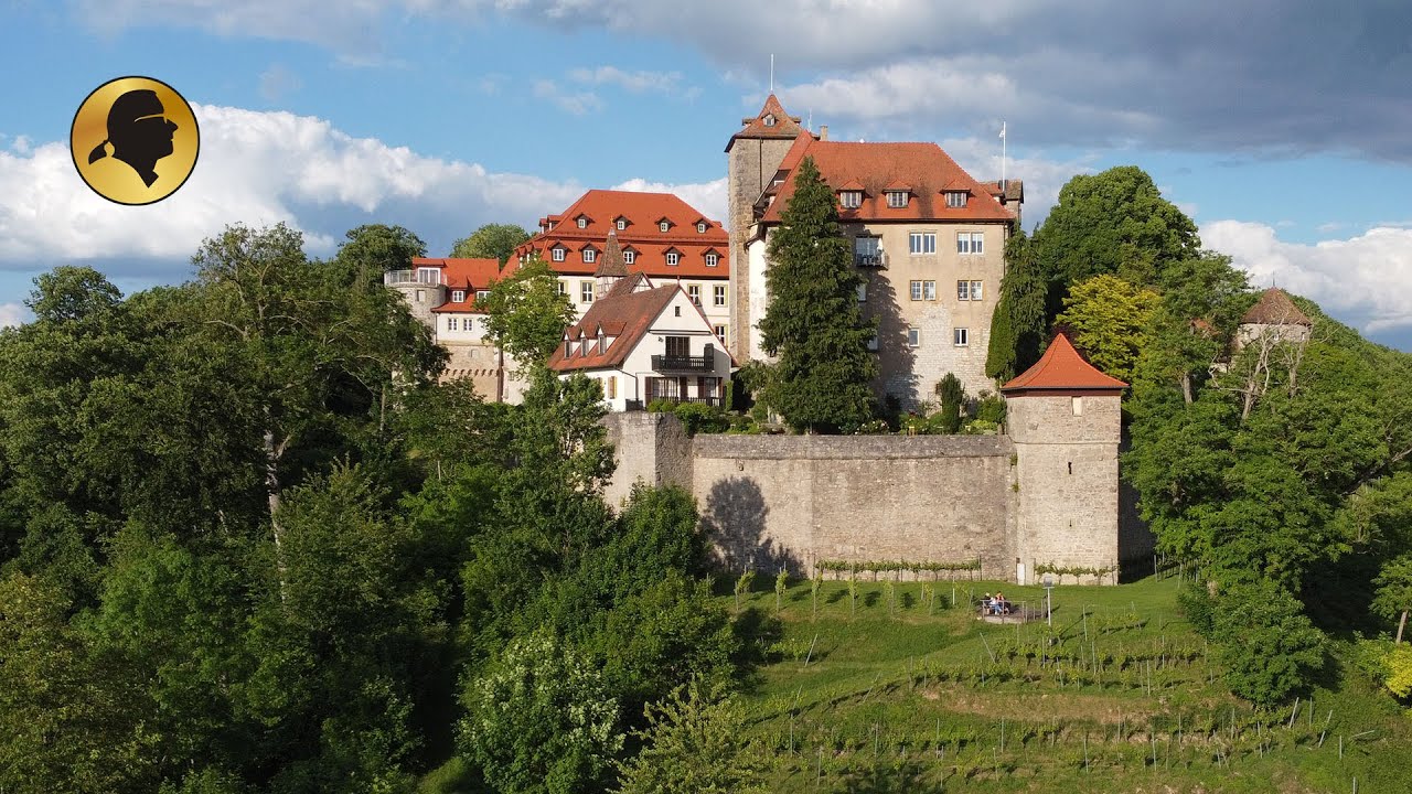 Hohenlohe Wanderung von Schloss Stetten nach Schloss Tierberg -4k-