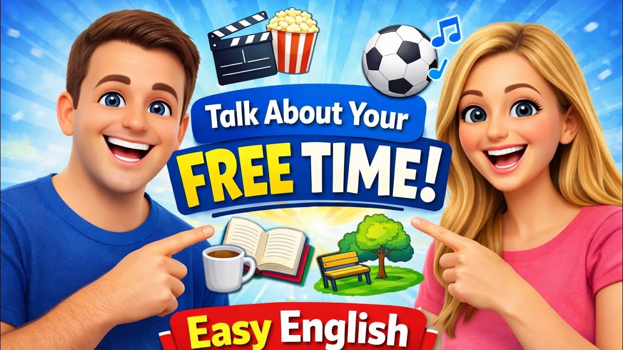 Talk About Your Free Time | Easy English Speaking Practice | Beginner