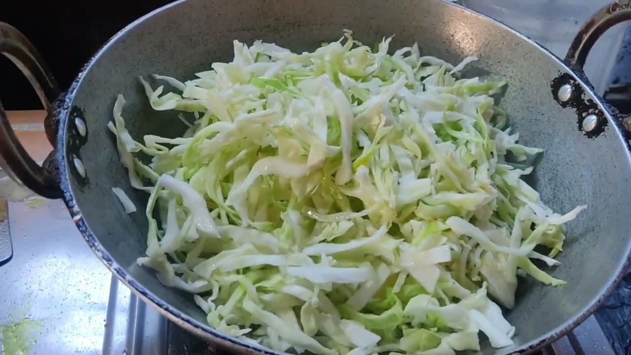 पत्ता गोबी रेसेपी #food 😋