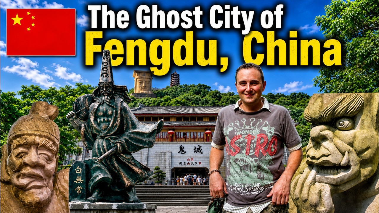 The Ghost City of Fengdu on the Yangtze River China Part 26 June 16 - 2010 Vlog 304