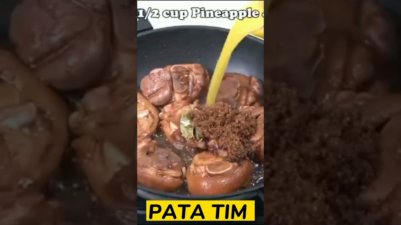 Pork Pata Tim Recipe.