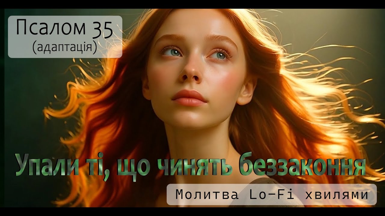 Псалом 35 | Упали ті, що чинять беззаконня ✨ Ambient Lo-Fi Prayer (адаптація)