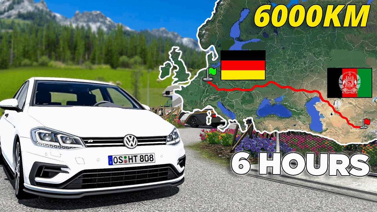 ETS2 Longest Road Trip - Germany to Afghanistan | Euro Truck Simulator 2