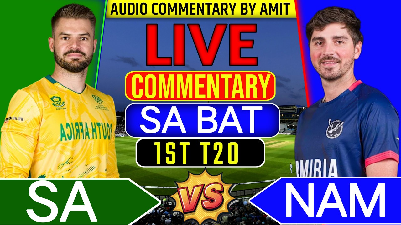 🔴NAMIBIA BATTING 1ST INNING BALL BY BALL AUDIO COMMENTARY BY AMIT| NAM TRI SERIES 2026|