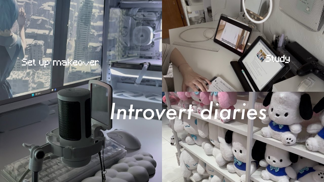 Introvert diaries ❄️ Set up Makeover, Shopping vlog, Studying