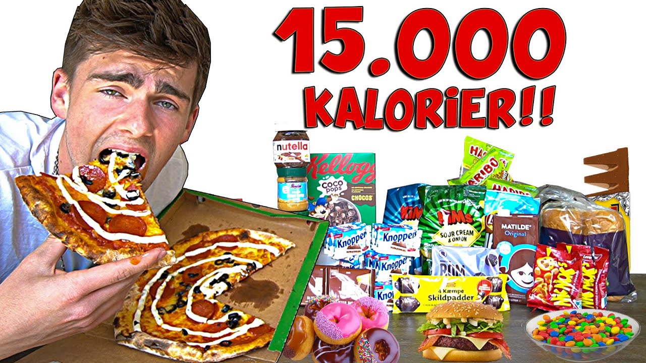 JEG SPISER 15.000 KALORIER!!! - *knækker mig*