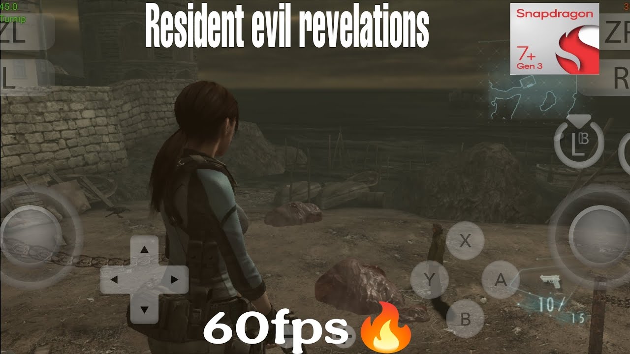 Resident evil revelations 60fps gameplay on Citron emulator ||Snapdragon 7+ gen 3