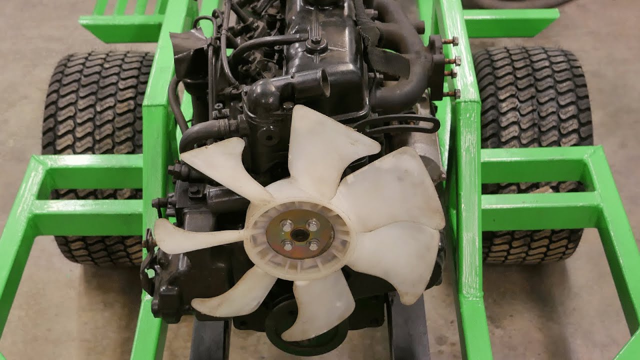 L7 Episode 4 | Engine Installation (Homemade Wheel Loader)