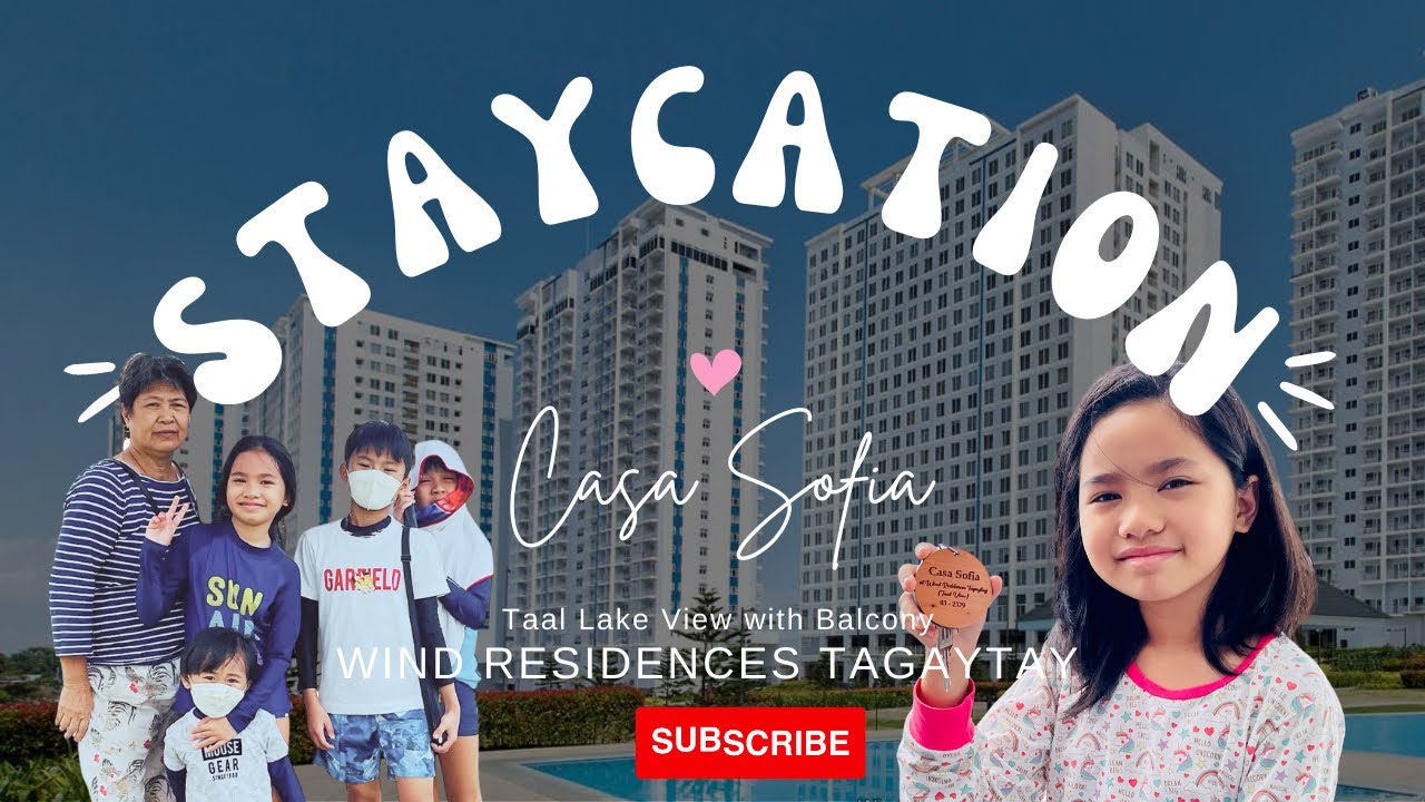 Best, Affordable, and Commuter Friendly Taal View Staycation in Wind Residences Tagaytay