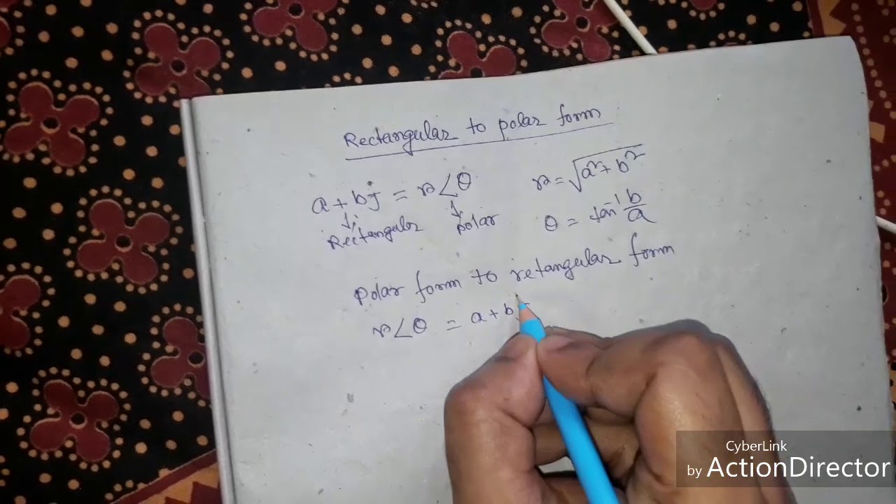 rectangular to polar and polar to rectangular conversion without calculator