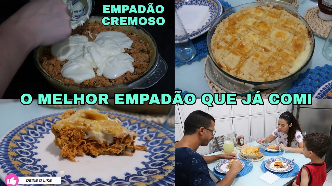 EMPADÃO DE FRANGO SUPER CREMOSO E FÁCIL + NOVA PROGRAMAÇÃO DO CANAL| LETÍCIA VELOSO