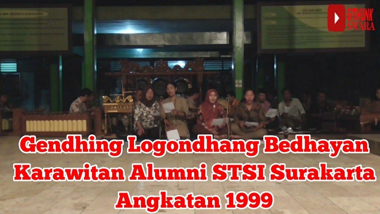 Gendhing Logondhang Bedhayan Karawitan Alumni STSI Angkatan 1999