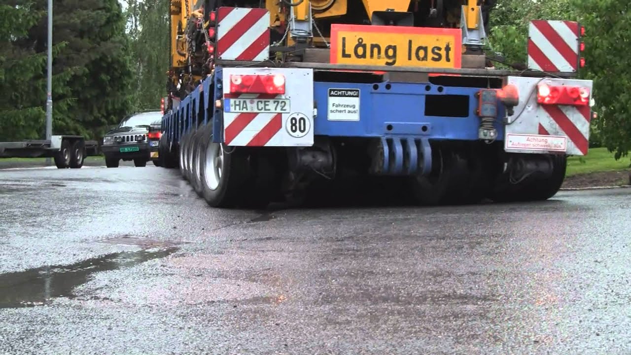 DB Schenker  Spesialtransport - Oslo  Tot.vekt 105 tonn.