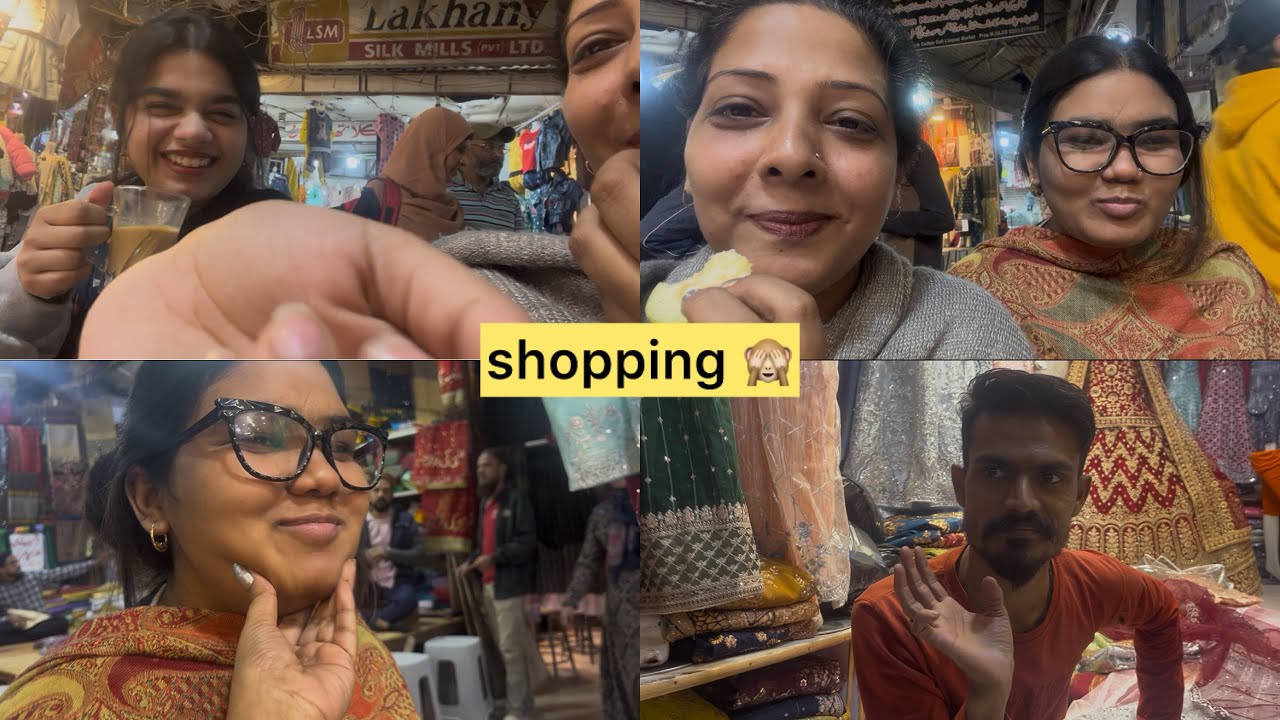 Shadi ki Akhri Shopping🙂‍↕️