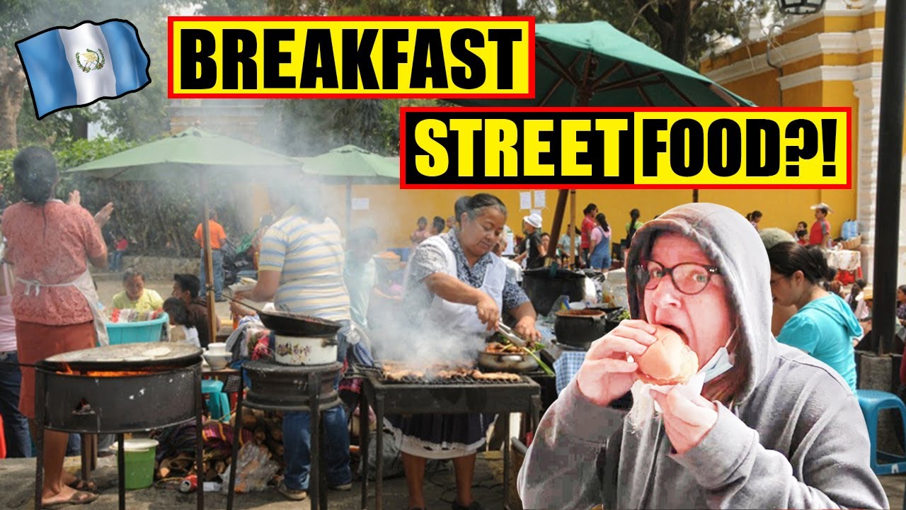 Breakfast Street Food!! Cobán, Guatemala 🇬🇹