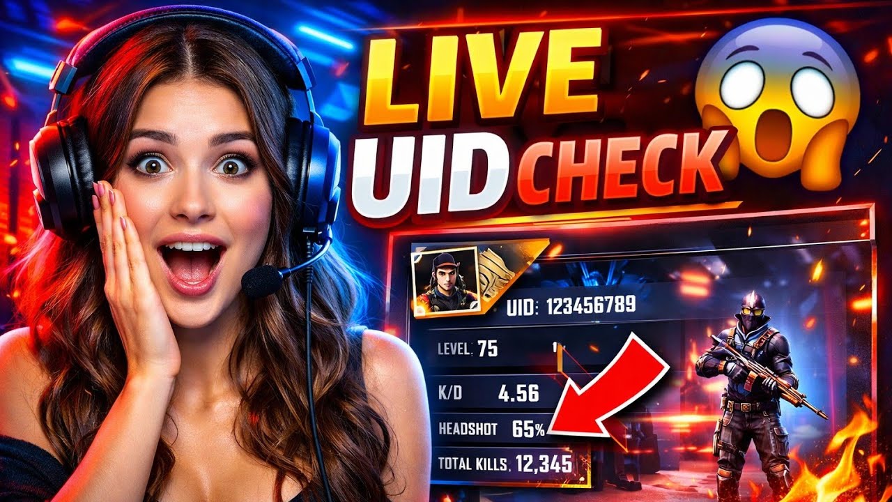 😱 FF UID REVIEW LIVE 🔴 | PRO vs NOOB UID CHECKING 🔥📡 Live: UID Checking+Reaction#shorts#funny#comedy