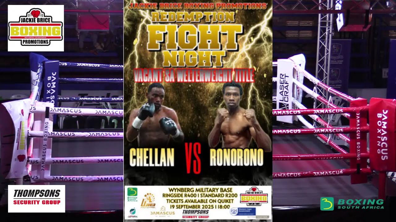 REDEMPTION FIGHT NIGHT - JACKIE BRICE PROMOTIONS 190925