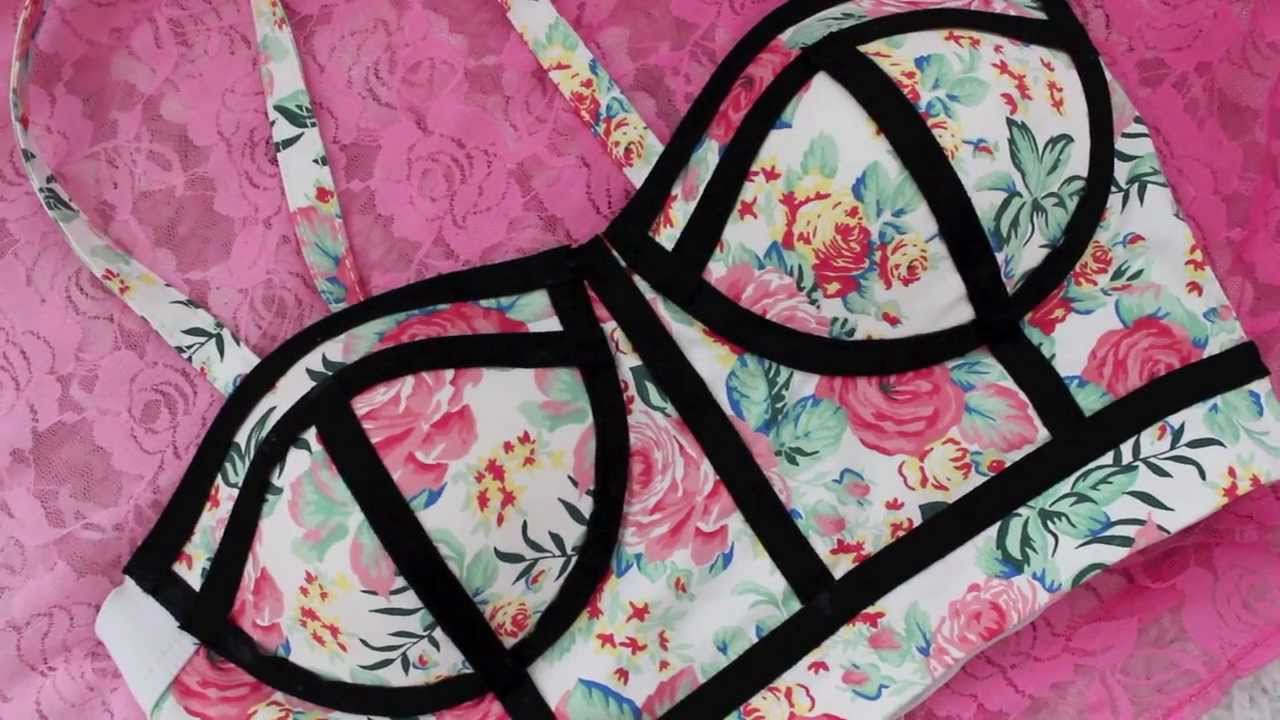Easy Upcycled DIY Caged Bralet