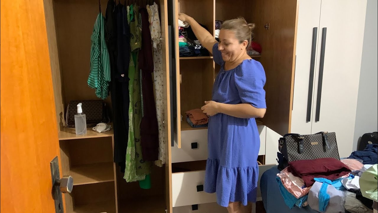 Montagem do guarda-roupa e um dia de organização👗👚