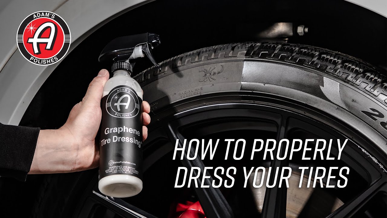 Как правильно обработать шины | Adam's Tire Shine и Graphene Tire Dressing™