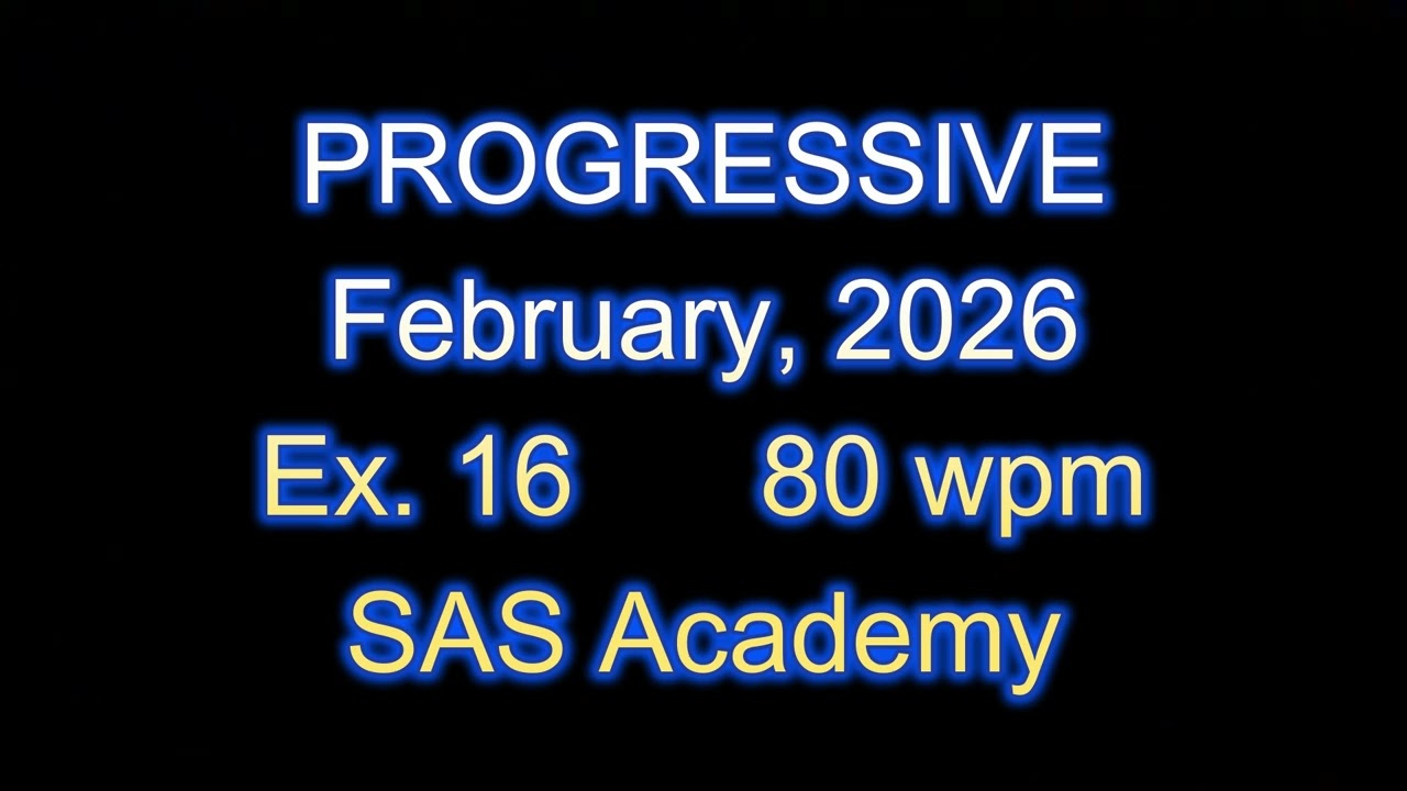 Feb. 2026 Ex. 16 / 80 wpm
