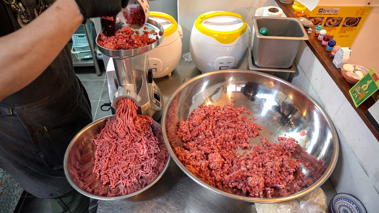데미그라스 소스에 진심인 사장님, 정성을 갈아넣은 함박스테이크┃Hamburger Steak┃Korean Street Food