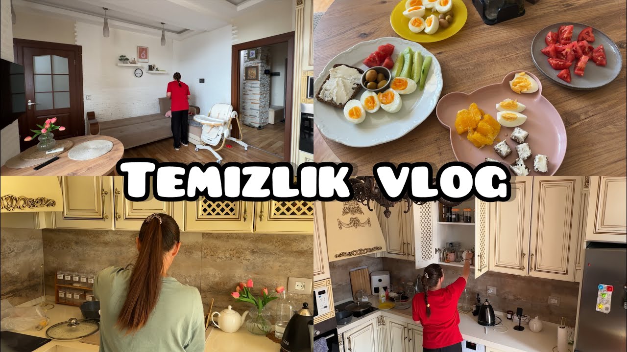 🧹✨ BÜTÜN EVİ TƏMİZLƏYİRƏM + Gün Mənimlə 🏠💖