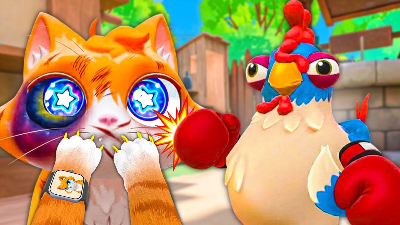 КОТА ИЗБИЛА КУРИЦА В ДЕРЕВНЕ 🐈 в I Am Cat VR