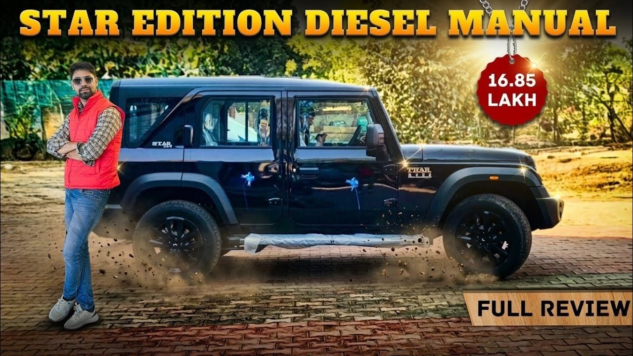 Mahindra Thar ROXX STAR Edition 🤓 In-Depth Detailed Review