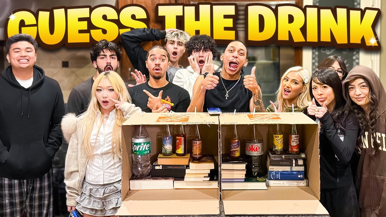 Boys Vs Girls.. Mystery Drink Challenge!