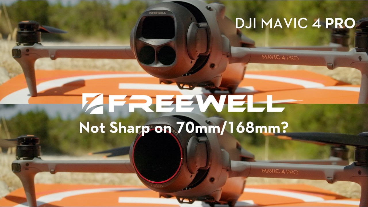 Mavic 4 Pro — Freewell ND vs Polarized ND filters comparison (Sharpness Issues)