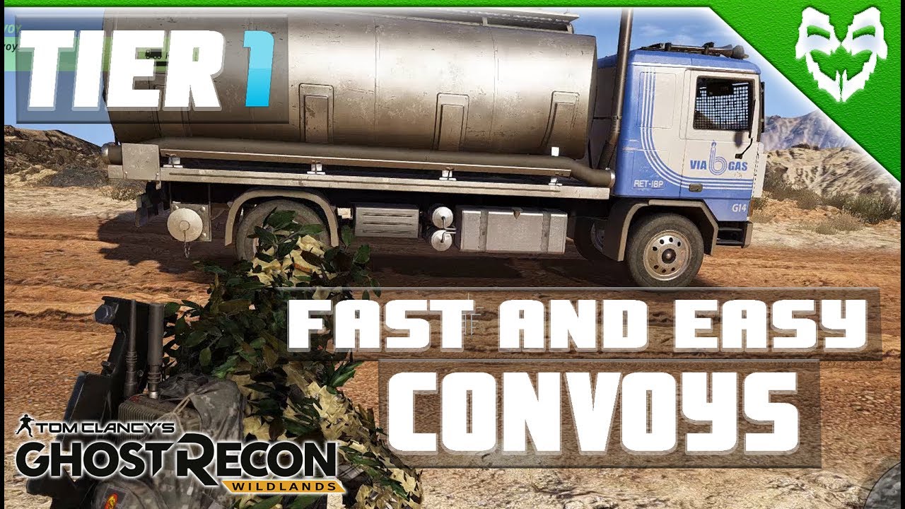 TIER 1 CONVOY GUIDE FAST AND EASY - Ghost Recon Wildlands