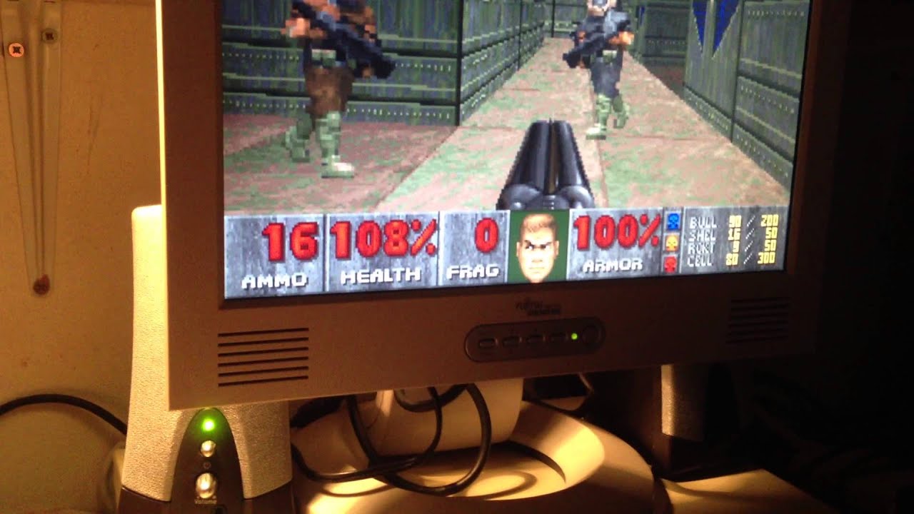 Doom on three different Amigas