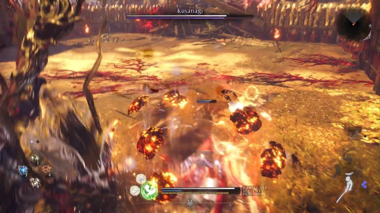 Nioh 3 - Kusanagi Boss Fight | No Elixirs
