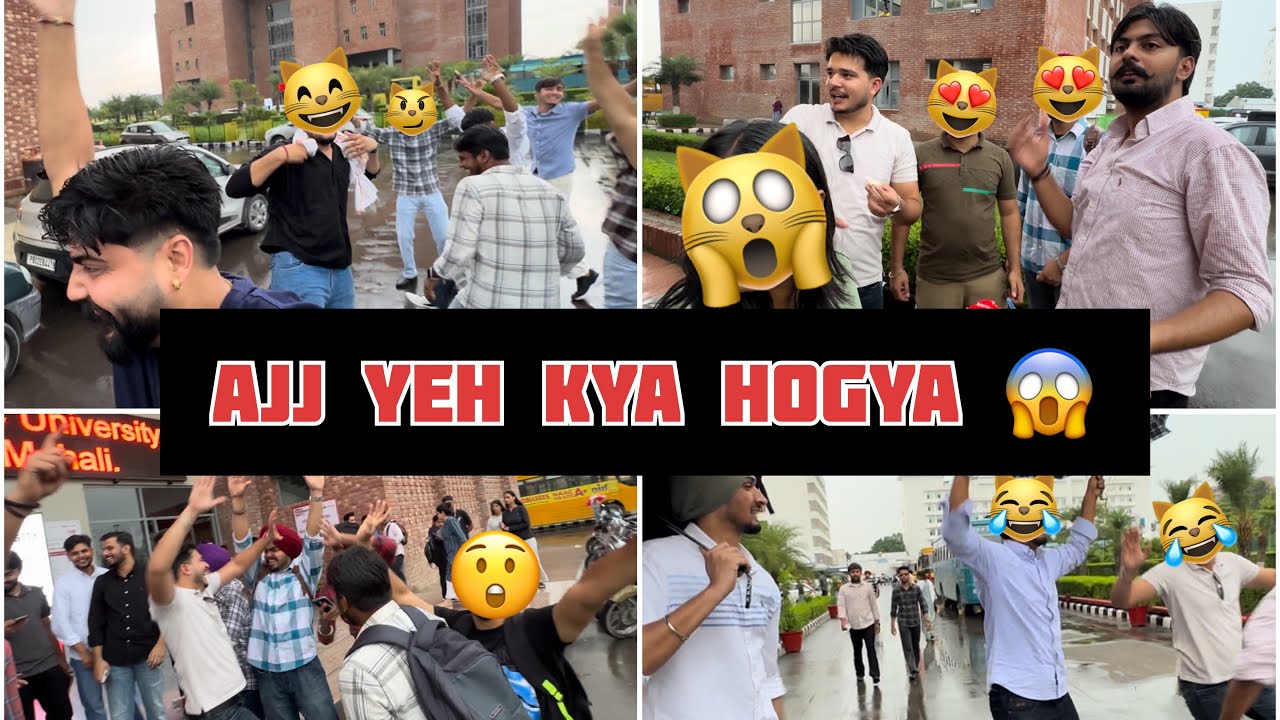 😳 🙁 Ajj college mai yeh kya hogya 😱😱😨 | cgc university mohali | Chandigarh university #dailyvlog 