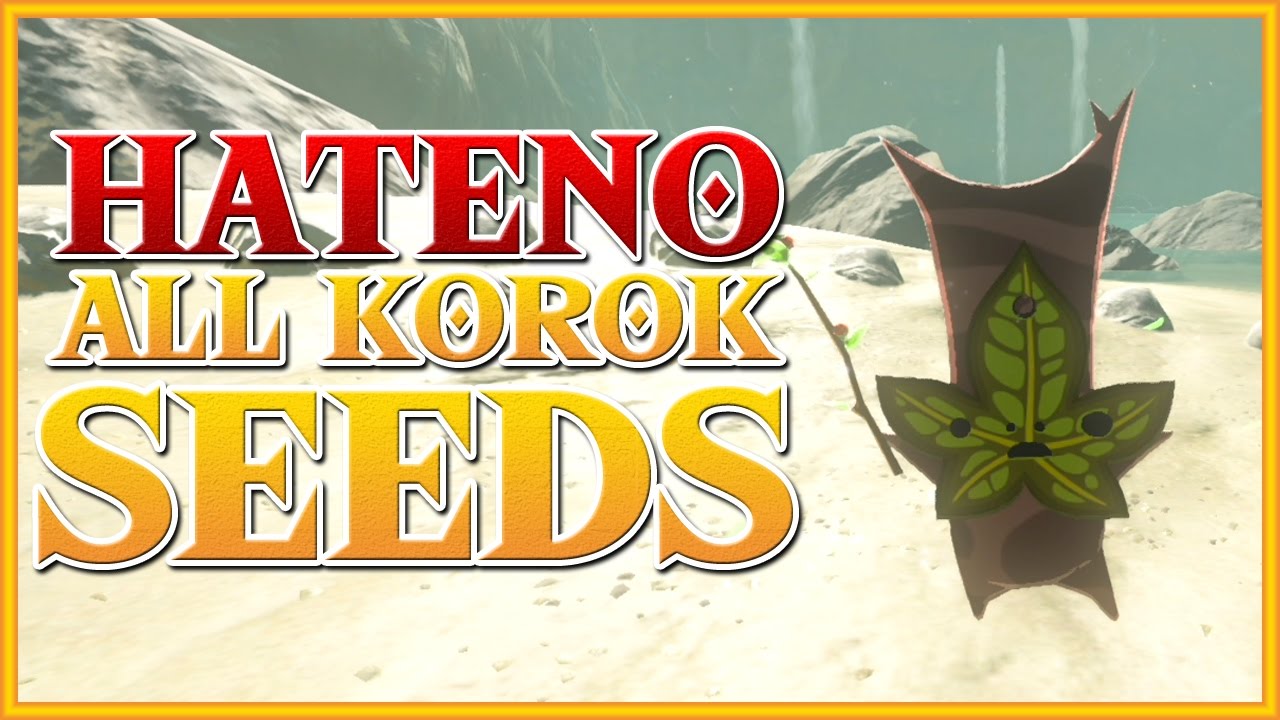 Zelda: Breath of the Wild - All Korok Seeds | Hateno Region
