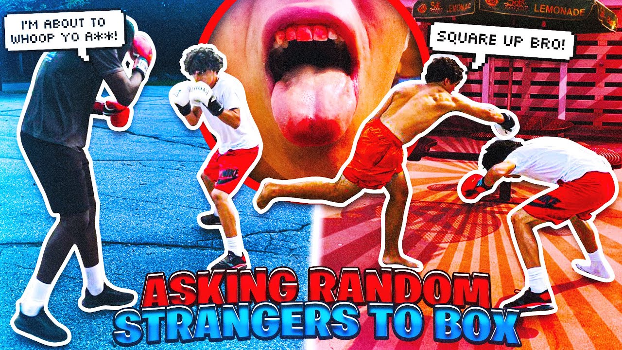 BOXING RANDOM STRANGERS BEACH EDITION🏝 I BROKE HIS JAW😱 (GETS INTENSE)