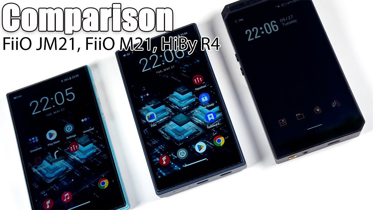 FiiO JM21, FiiO M21 и HiBy R4 — краткое сравнение