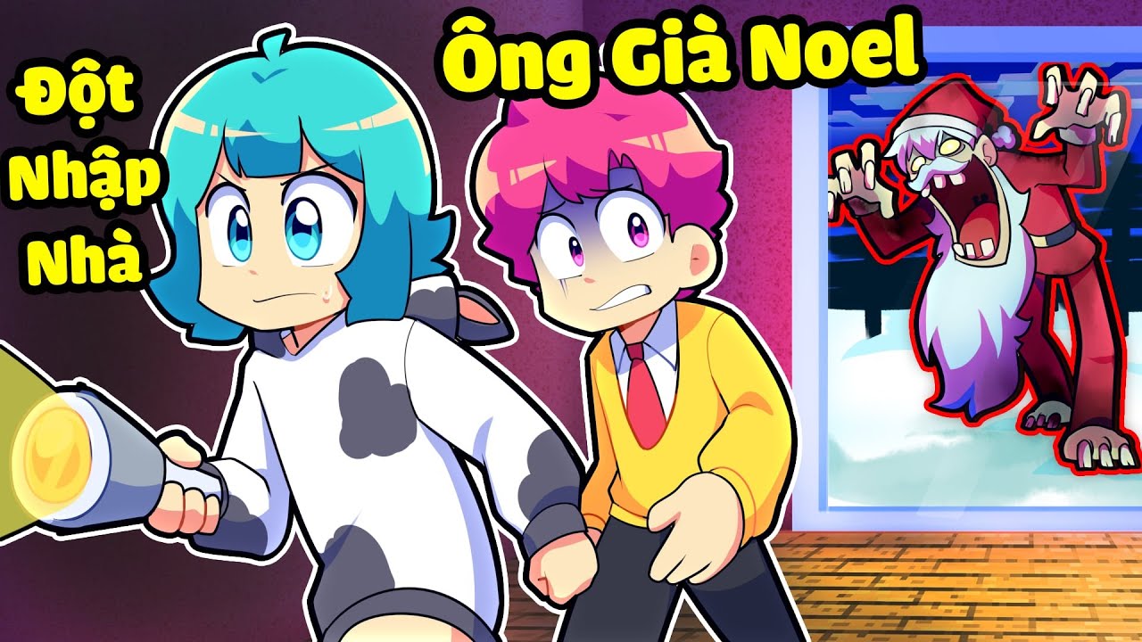 YUMMIE VÀ HIHA ĐỘT NHẬP VÀO NHÀ ÔNG GIÀ NOEL KINH DỊ TRONG MINECRAFT*ÔNG GIÀ NOEL KINH DỊ 😱👹