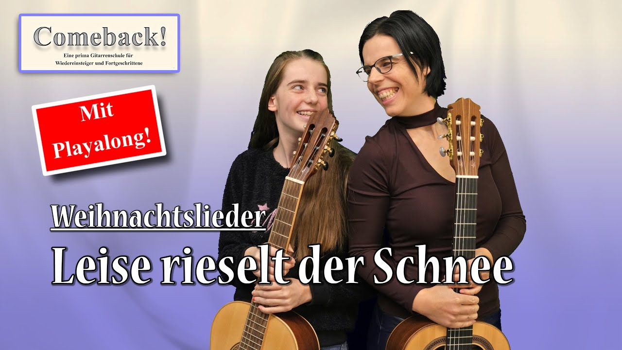 [31] Gitarre lernen für Weihnachten - Leise rieselt der Schnee