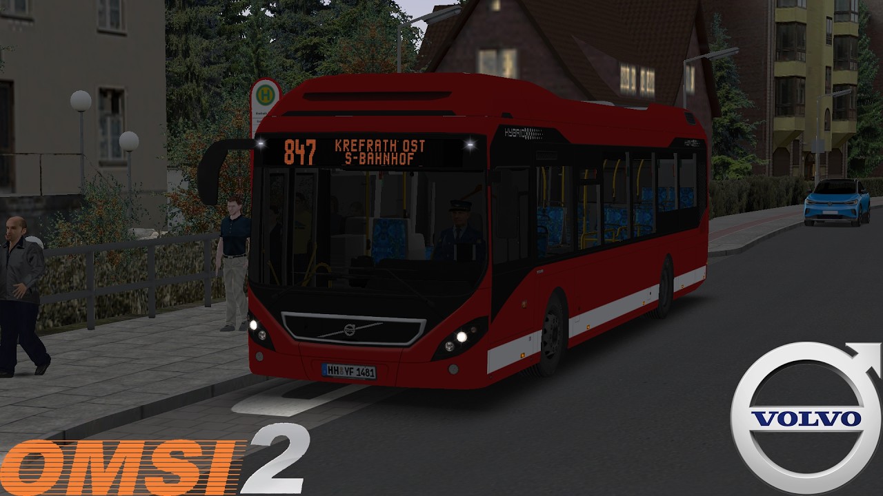 Omsi 2 - Krefrath V3.2 - Line 847 - Volvo 7900 Hybrid