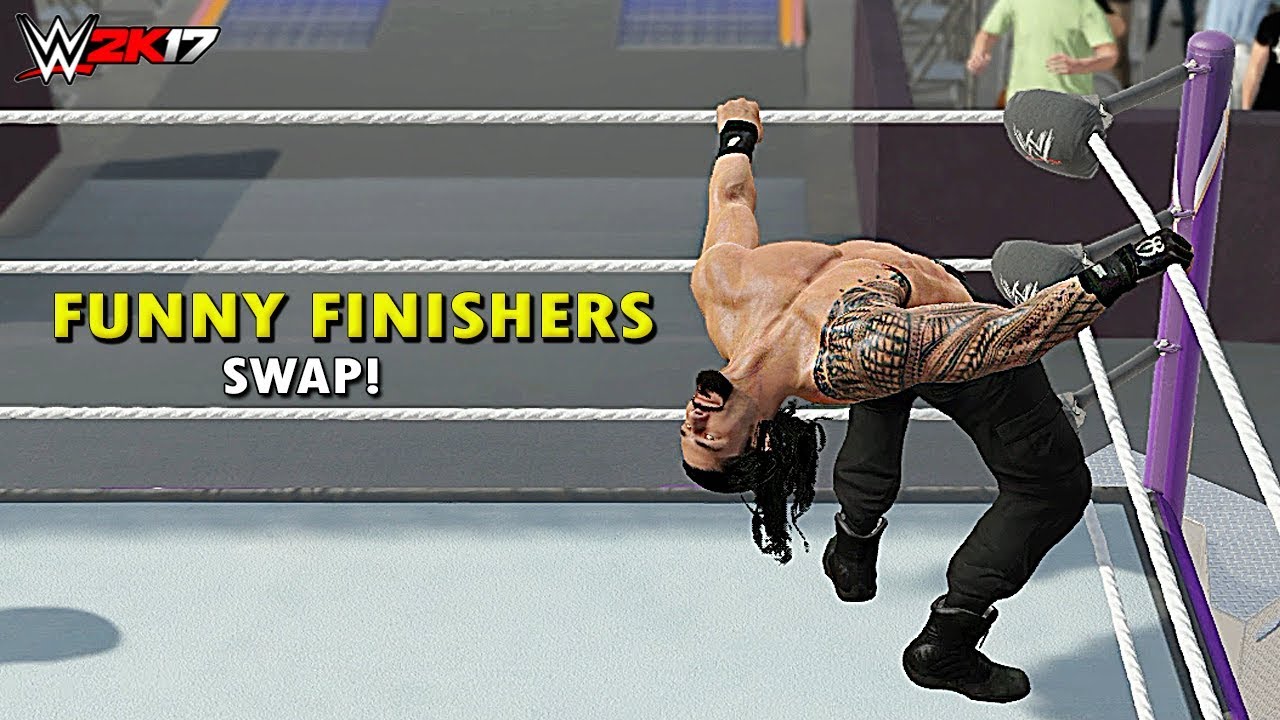 WWE 2K17 - Top 10 Finishers Swapping! Lesnar, Cena, Reigns, Seth Rollins, AJ Styles & More (PS4/XB1)