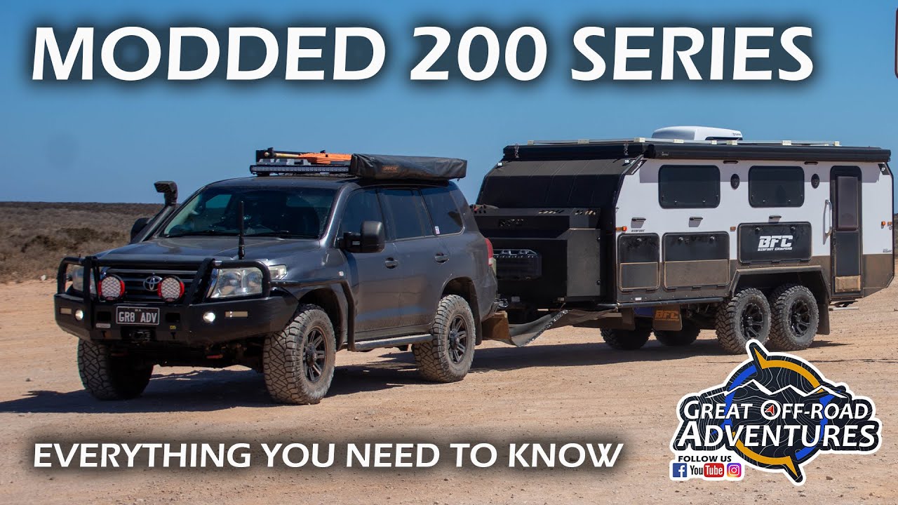 The Ultimate 200 Series Landcruiser, built for offroad towing & tough tracks.