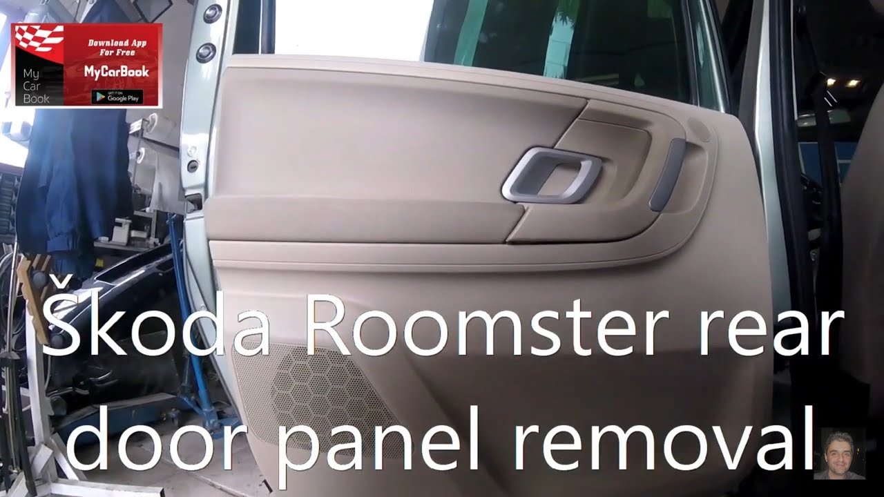 Skoda Roomster  rear door panel removal