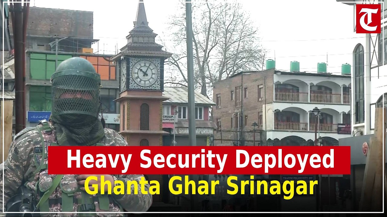 Srinagar Ghanta Ghar on High Alert Ahead of Shia Protests Over Khamenei Killing